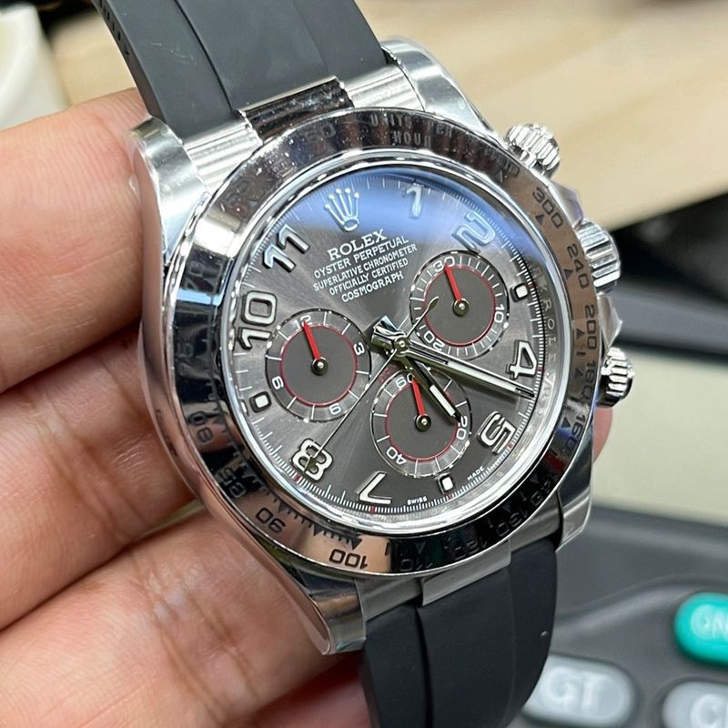 clean厂劳力士宇宙计型迪通拿高仿灰魔迪手表顶级复刻116519-0104腕表