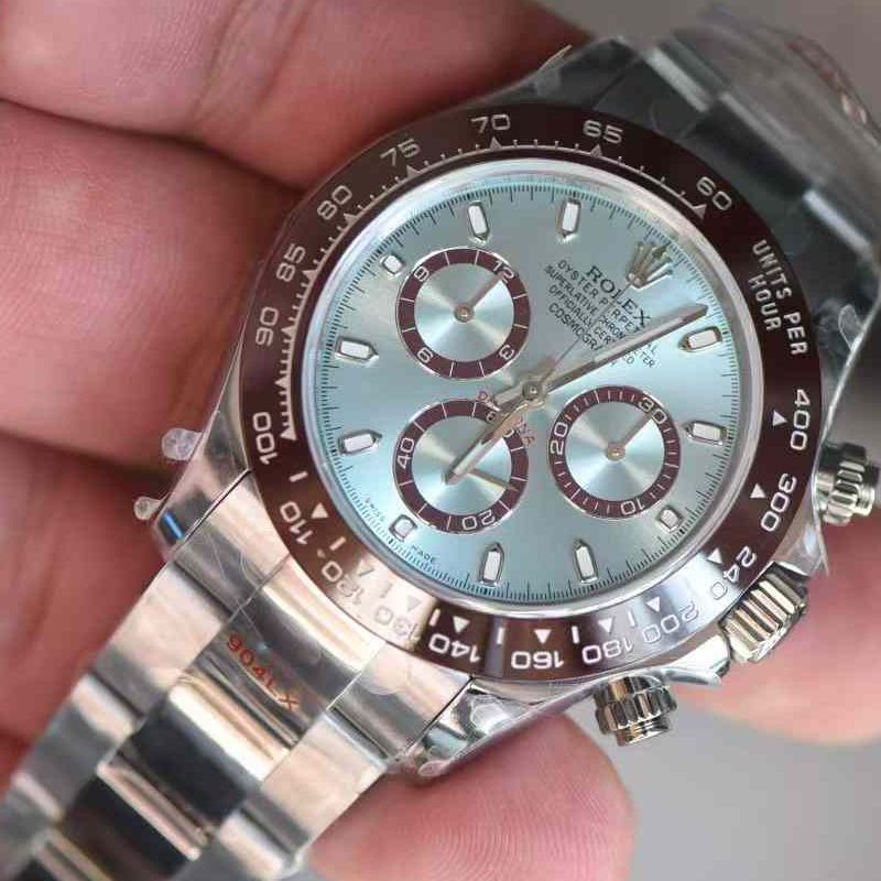 QF配重171g劳力士冰蓝迪超A高仿迪通拿116506-78596手表