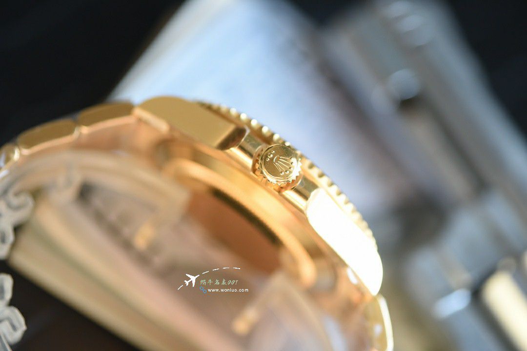 视频评测TOP版本全黄金蓝水鬼VS劳力士潜航者型顶级复刻手表m126618lb-0002腕表 / R922