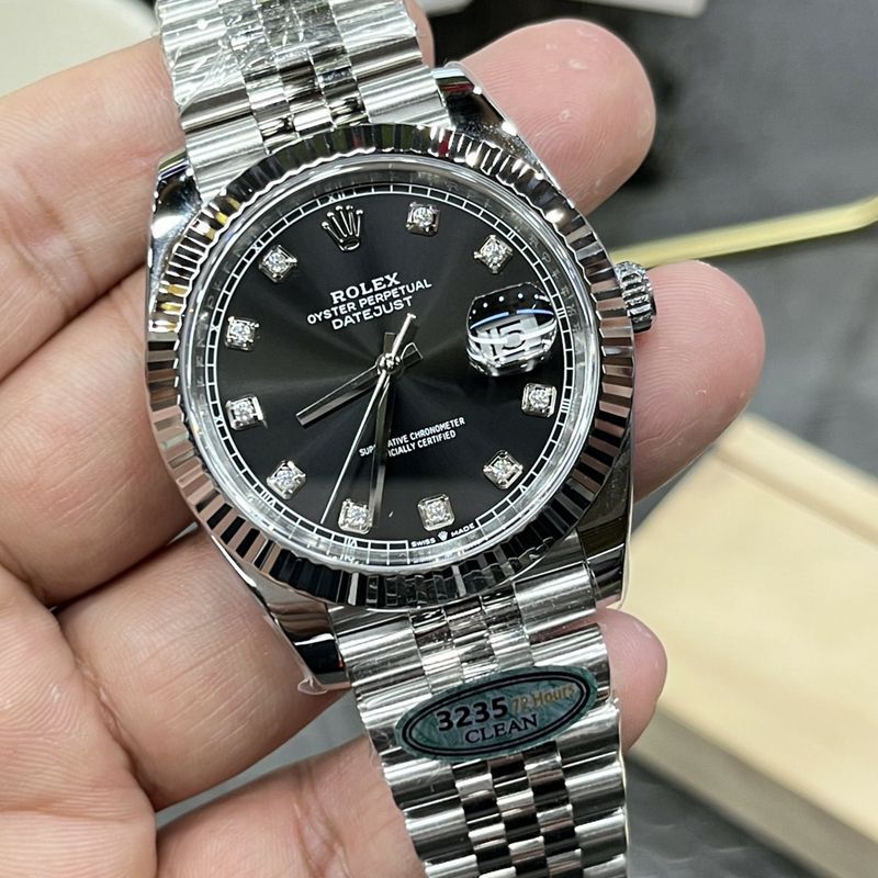 clea劳力士日志41毫米复刻高仿m126334-0012腕表