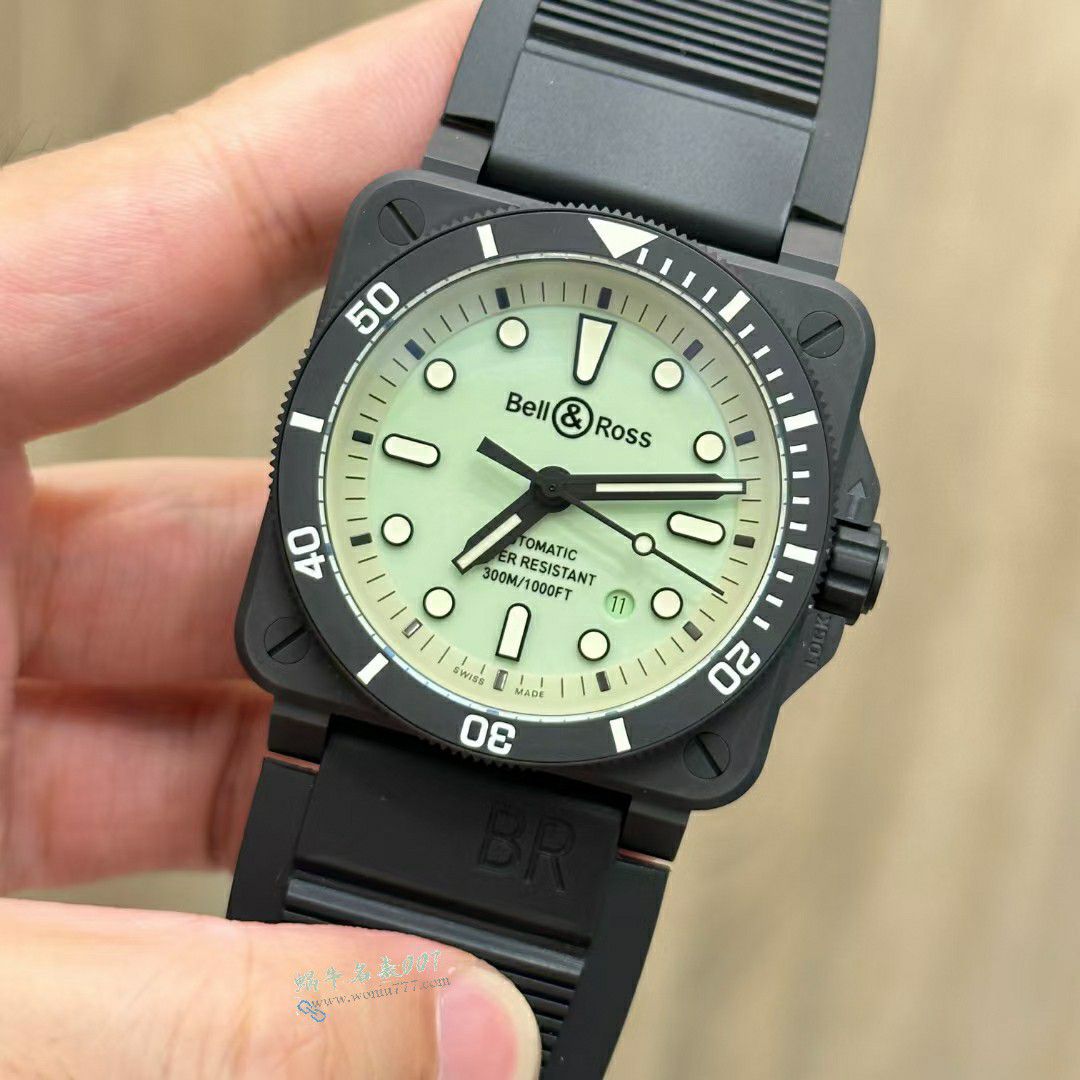 M+柏莱士一比一复刻手表INSTRUMENTS系列BR0392-D-C5-CE/SRB腕表 / BR061