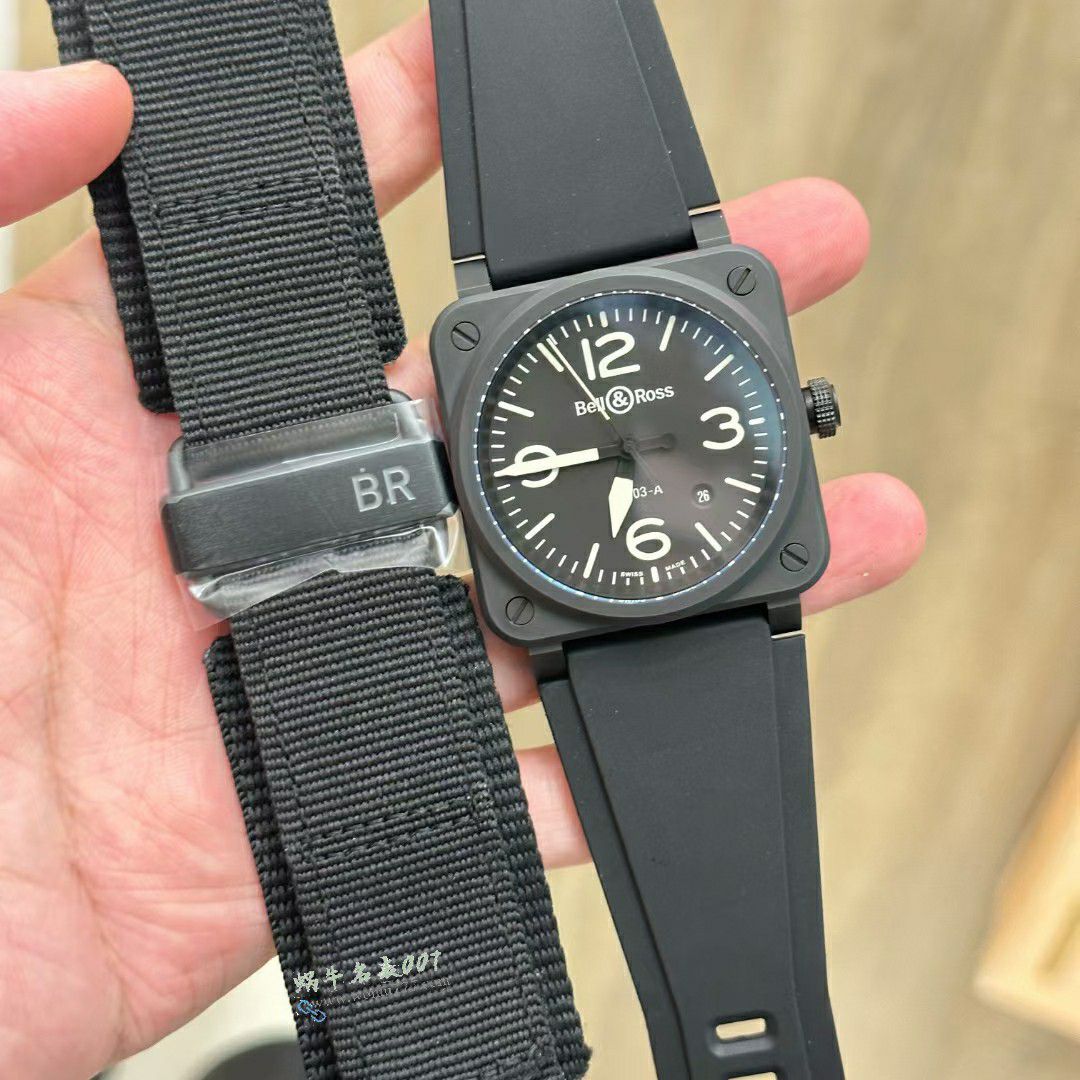M+超A高仿复刻柏莱士手表INSTRUMENTS系列BR03A-PH-CE/SRB腕表 / BR067