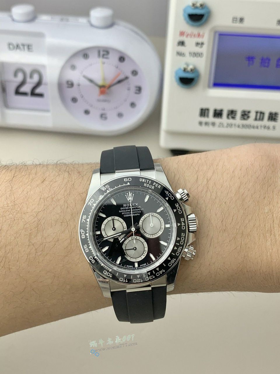 VS最好配重版本劳力士宇宙计型迪通拿系列m126506-0002复刻腕表(冰蓝迪) / R970