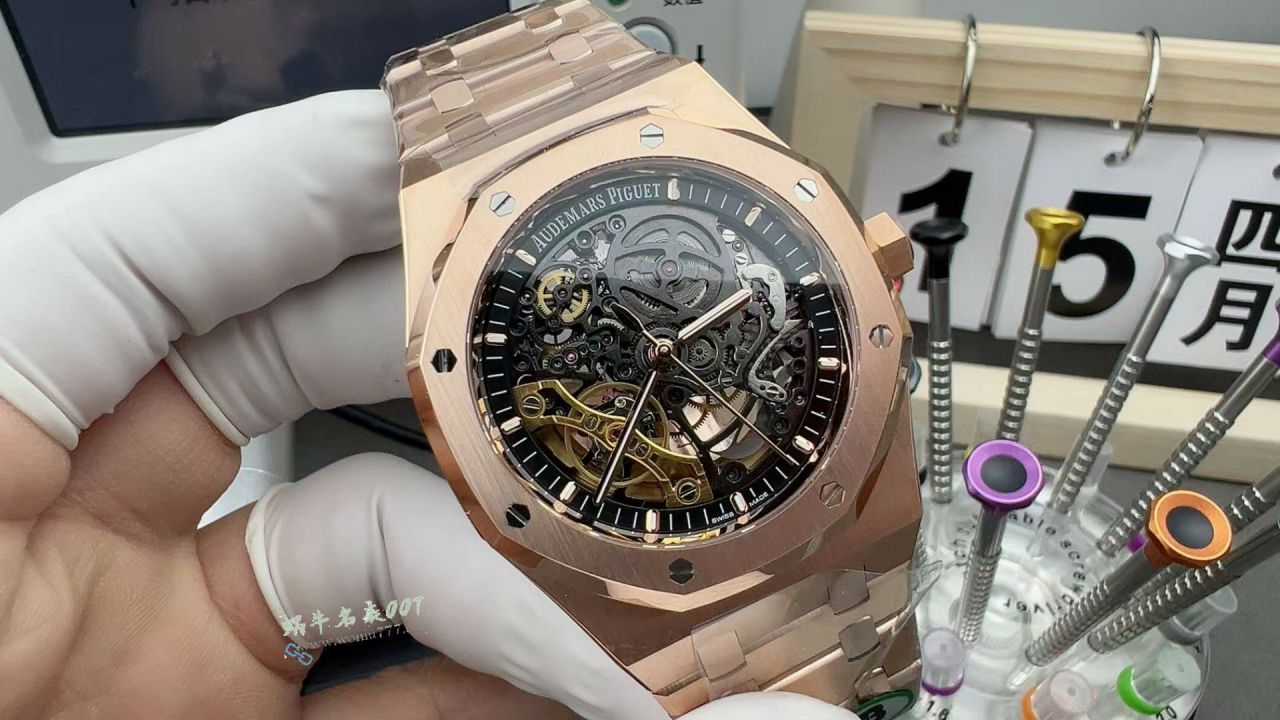 THB爱彼皇家橡树超A复刻高仿手表15407OR.OO.1220OR.01腕表 / AP313