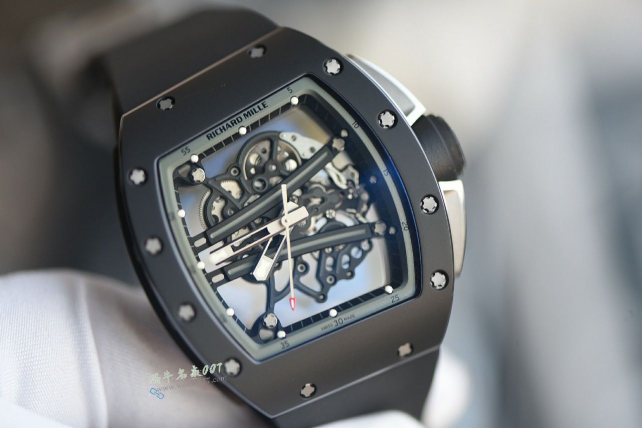 理查米尔RICHARD MILLE超级复刻手表VAUCHER机芯RM 61-01 BLACK腕表 / RM061A