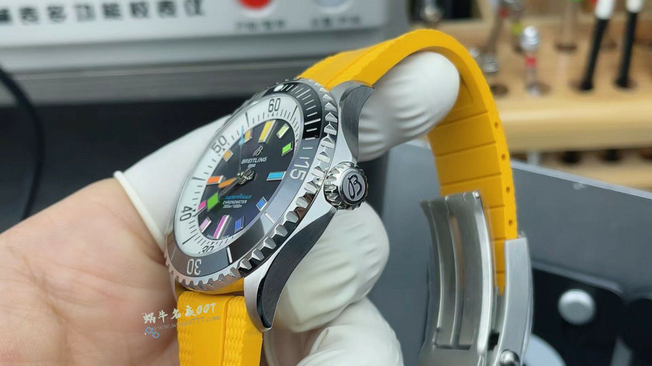 BLS百年灵彩虹超级海洋系列超A高仿手表网站A17375211B2S1腕表 / BL211