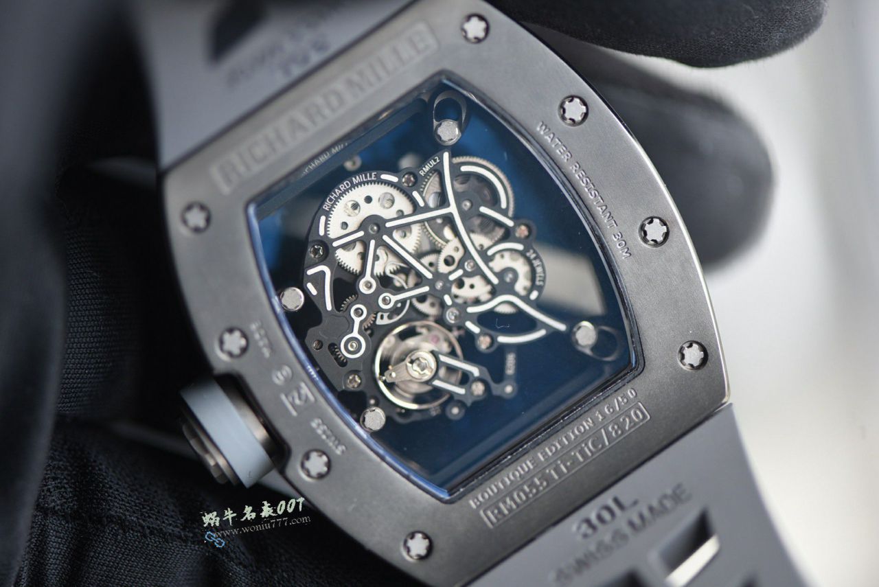 理查德米勒VAUCHER机芯RICHARD MILLE 超高端定制复刻手表版本RM055 NTPT / RM055VAB