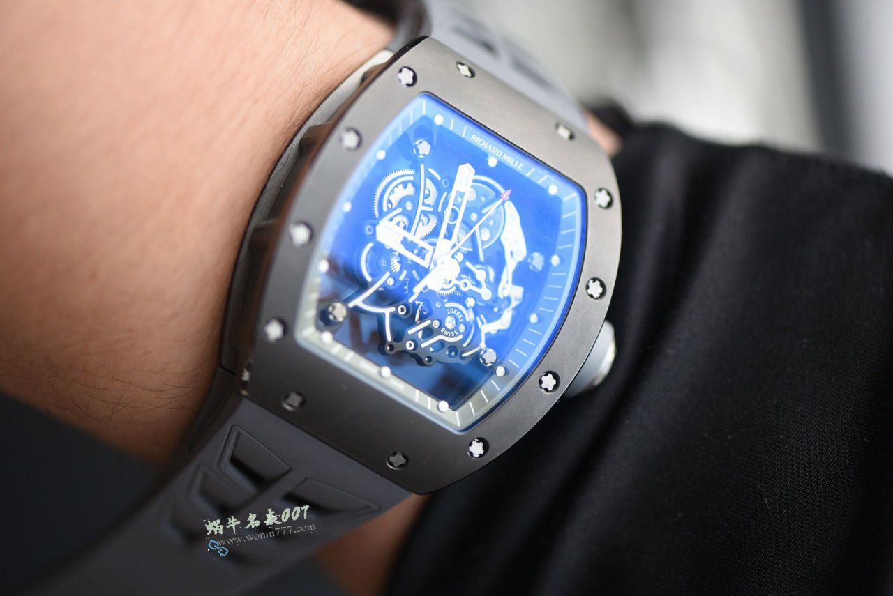 理查德米勒VAUCHER机芯RICHARD MILLE 超高端定制复刻手表版本RM055 NTPT / RM055VAB