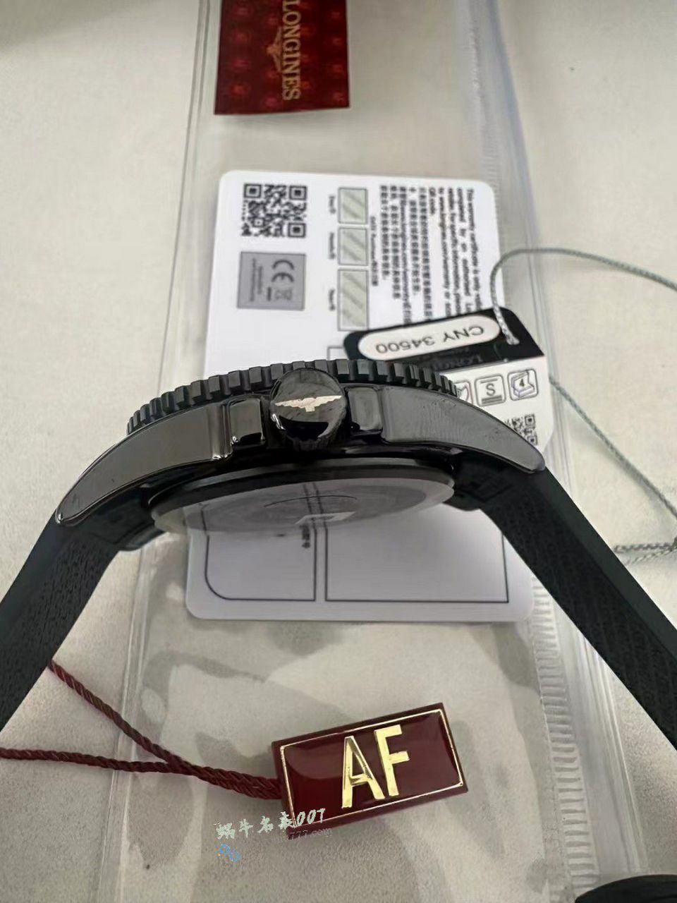 AF浪琴康卡斯43mm陶瓷复刻手表L3.784.4.56.9腕表 / L185