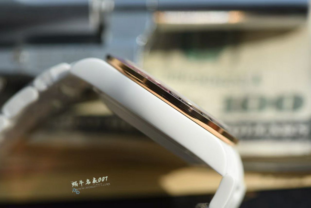 AET特别定制版白陶瓷 劳力士4130机芯彩虹迪通拿手表 / R983