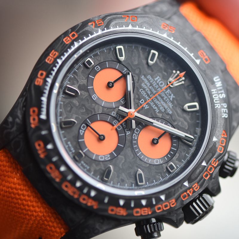 N厂行业最高版本Diw定制版ROLEX劳力士迪通拿全碳纤维壳腕表