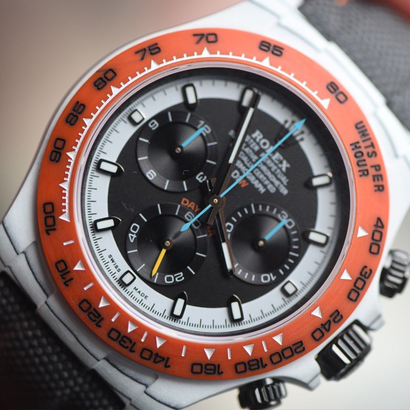 N厂行业最高版本Diw定制版ROLEX劳力士迪通拿全碳纤维壳腕表
