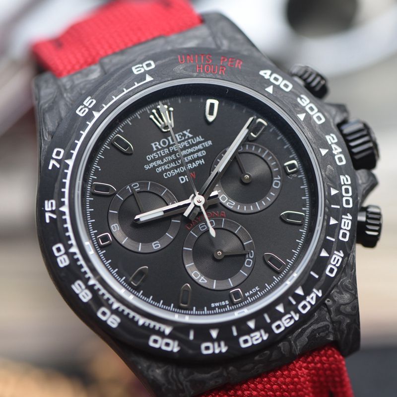 N厂行业最高版本Diw定制版ROLEX劳力士迪通拿全碳纤维壳腕表