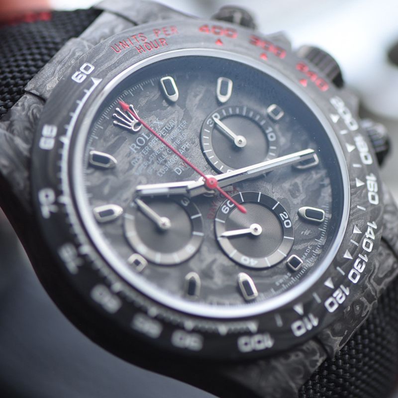 N厂行业最高版本Diw定制版ROLEX劳力士迪通拿全碳纤维壳腕表