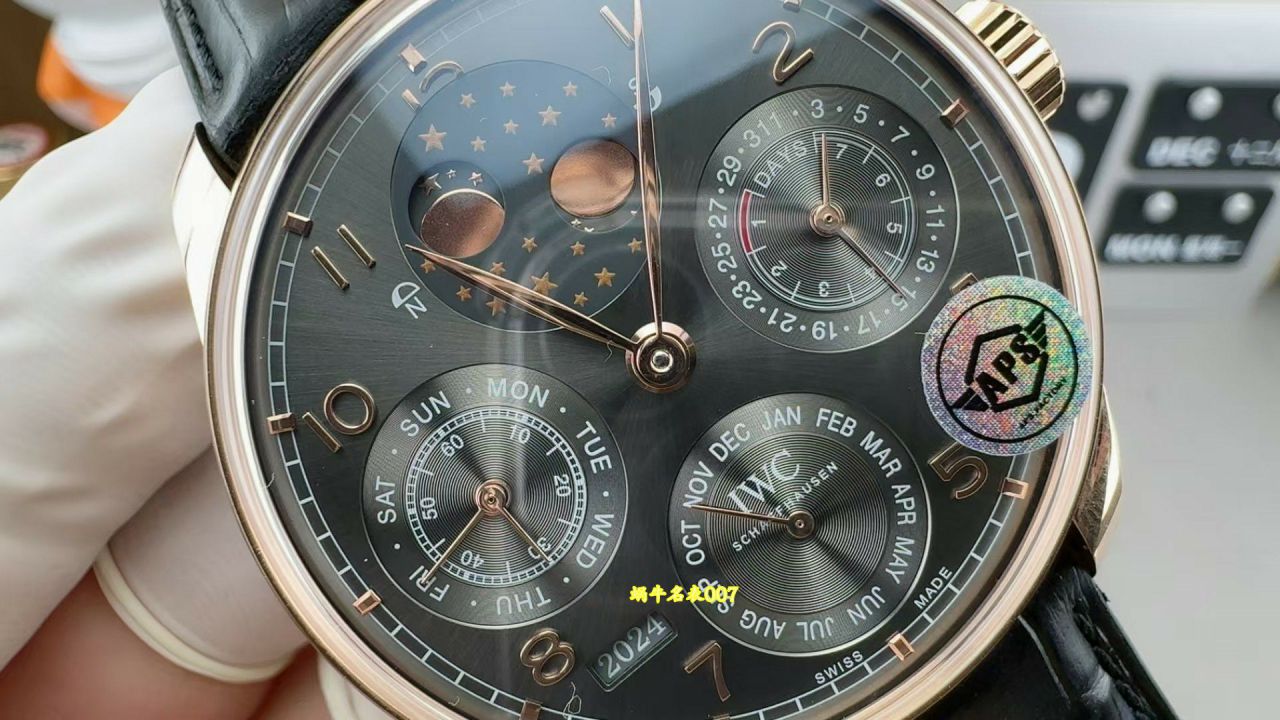 APS万国万年历顶级复刻手表葡萄牙系列IW503404腕表 / WG662