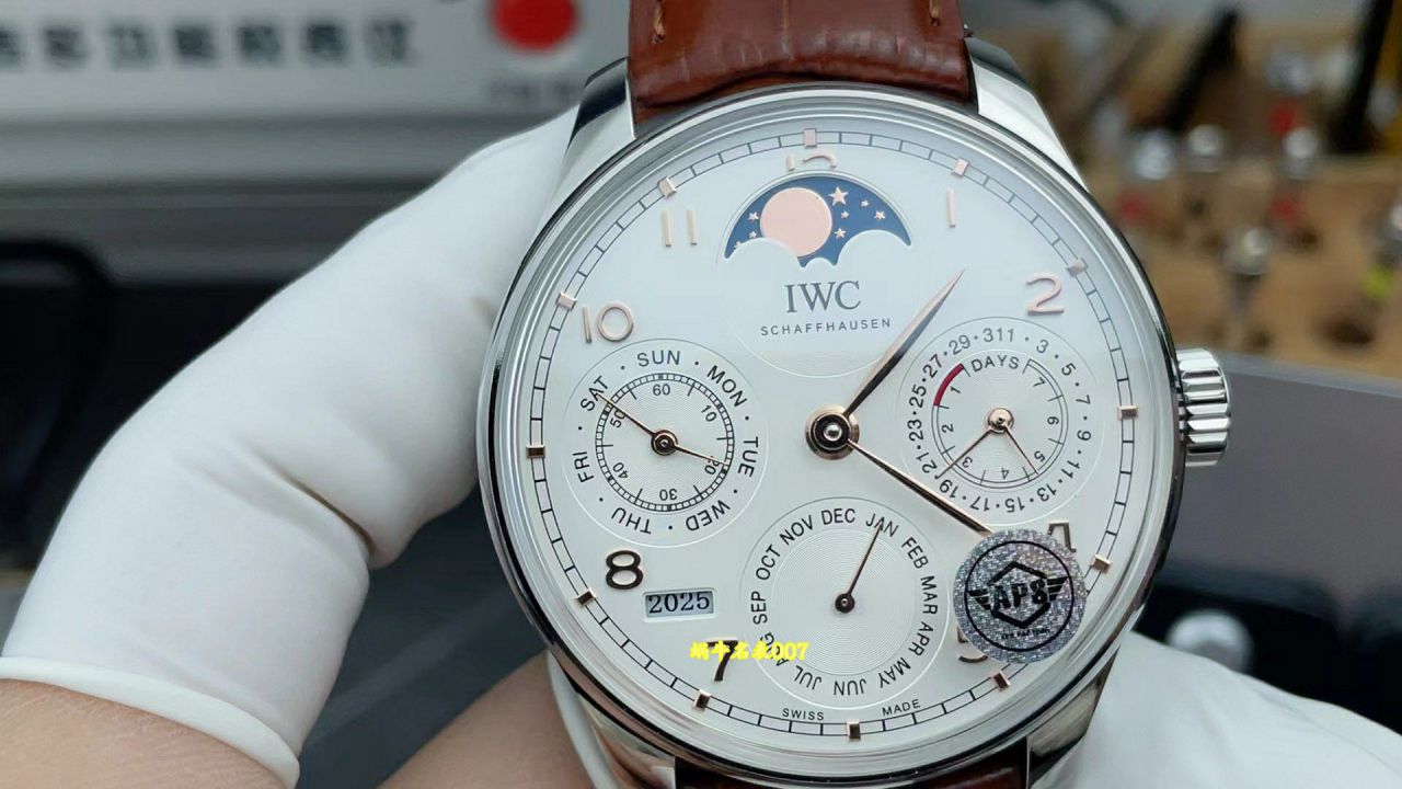 APS万国万年历顶级复刻手表葡萄牙系列IW503404腕表 / WG662