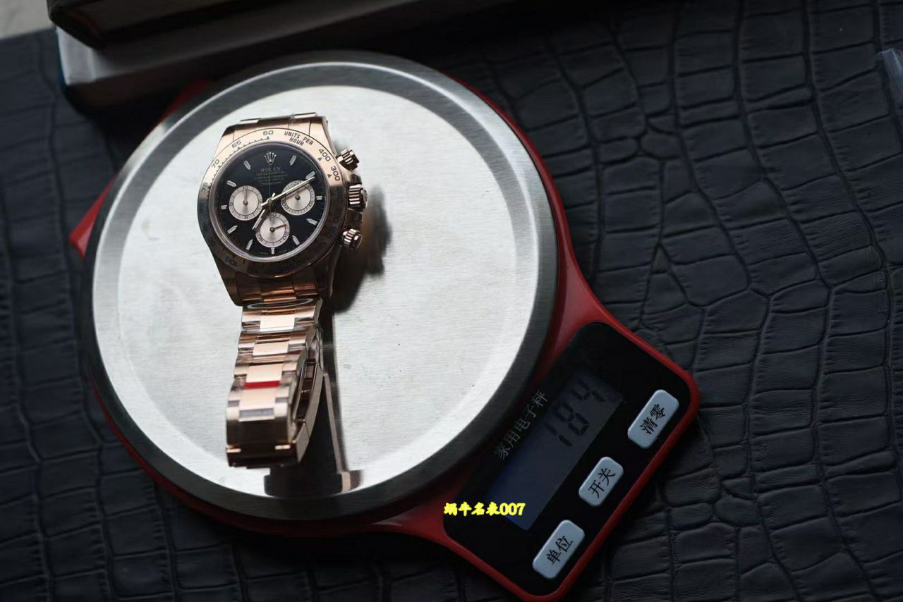 视频评测VS劳力士宇宙计型迪通拿超级配重黄金熊猫眼m126508-0004腕表 / R998