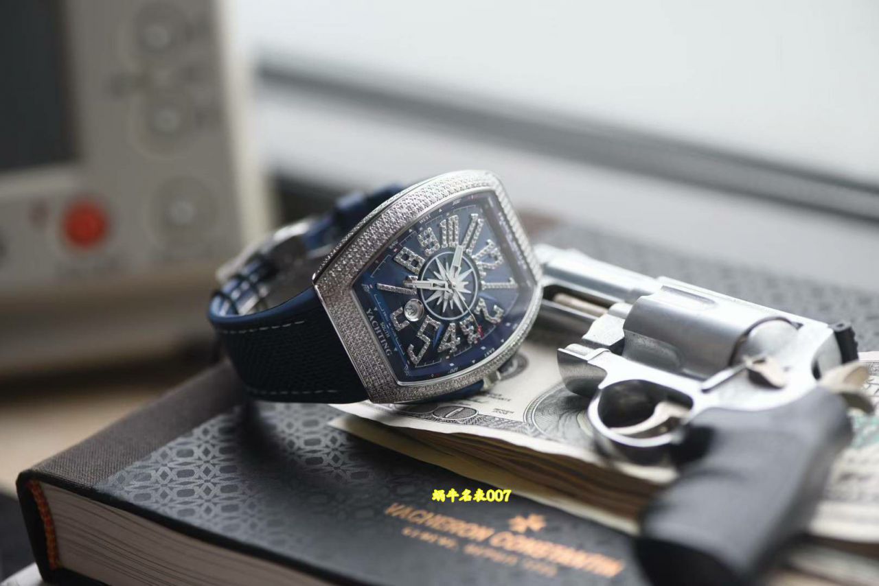 法兰克穆勒 FM v45游艇法穆兰顶级复刻手表VANGUARD系列Vanguard Yachting 钻石腕表 / FL085
