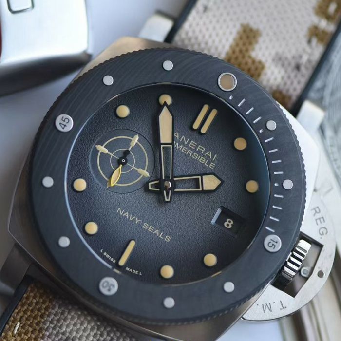 视频评测VS PANERAI新品Submersible Navy SEALS系列 PAM01669手表