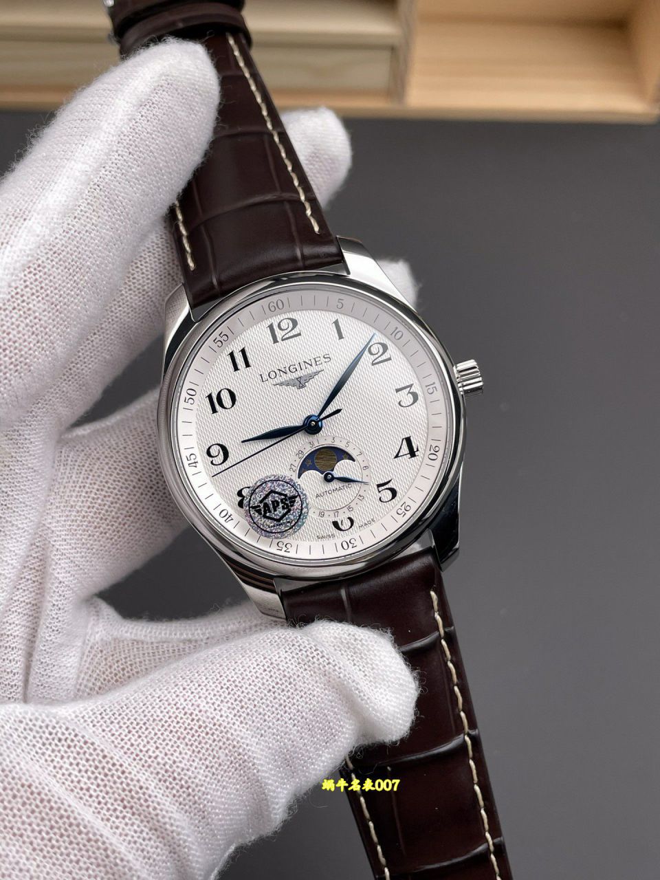 APS厂浪琴名匠月相顶级复刻系列L2.909.4.78.3腕表 / L188