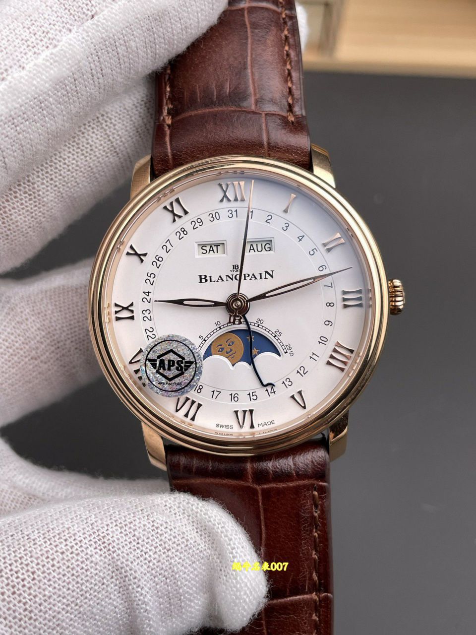 APS厂宝珀经典系列顶级复刻手表6654-3642-55B腕表 / BP083