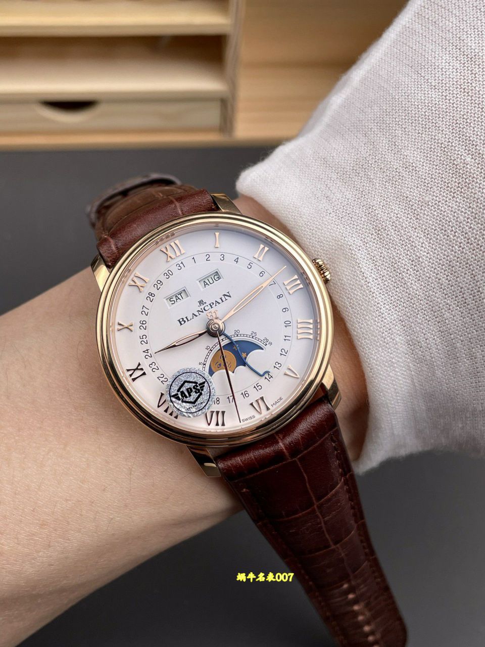 APS厂宝珀经典系列顶级复刻手表6654-3642-55B腕表 / BP083