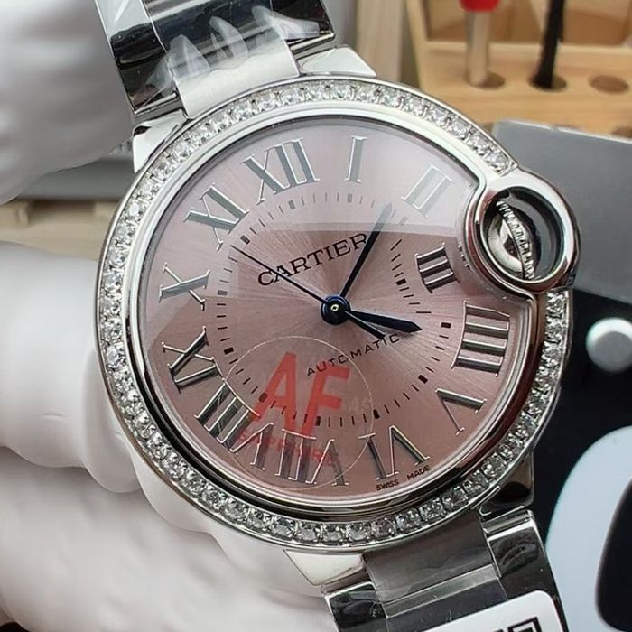 AF厂卡地亚蓝气球女装顶级复刻手表33毫米W4BB0037腕表