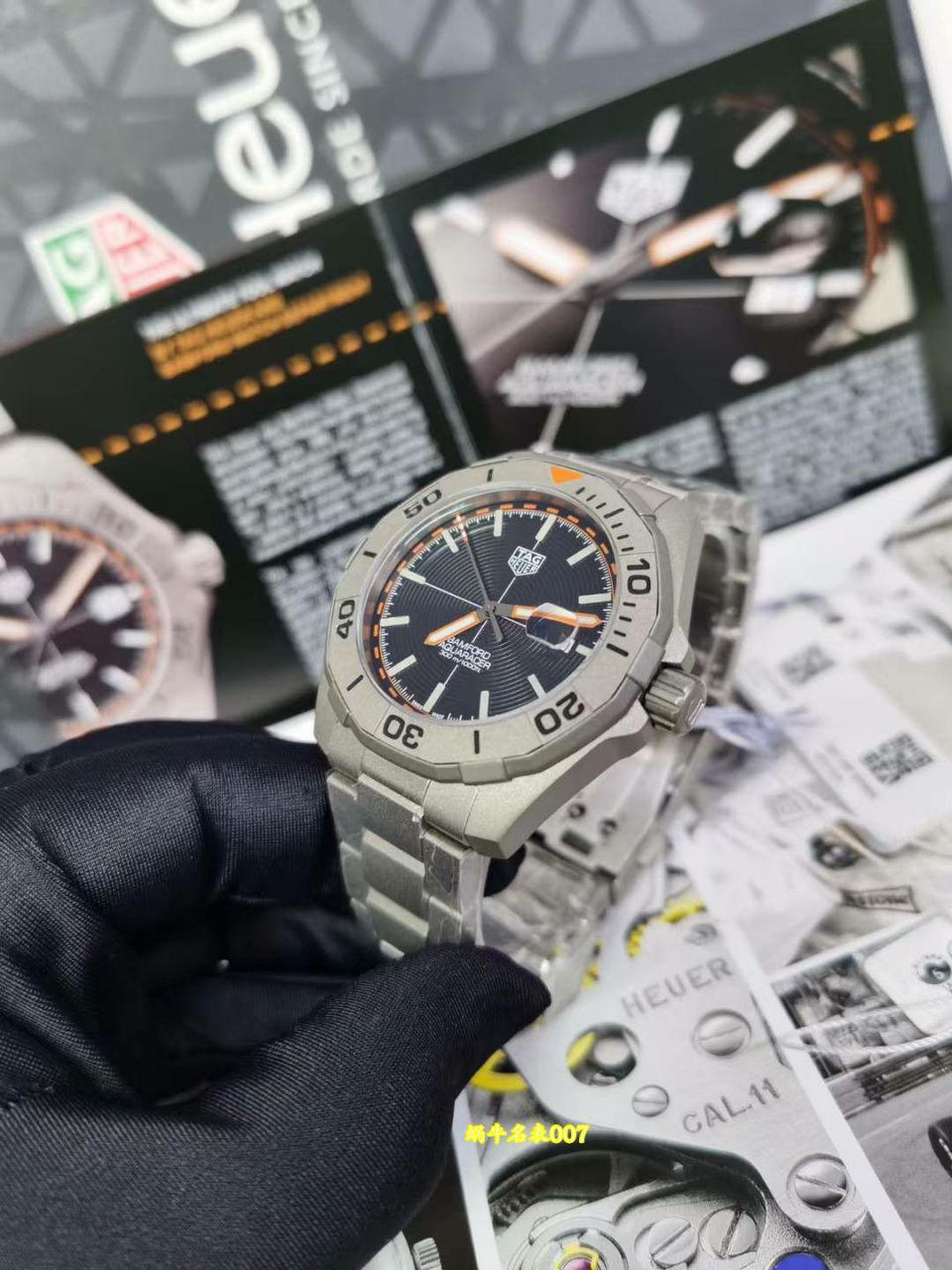 原单泰格豪雅竞潜系列WAY208F.BF0638腕表(Bamford Watch 限量版) / TG120