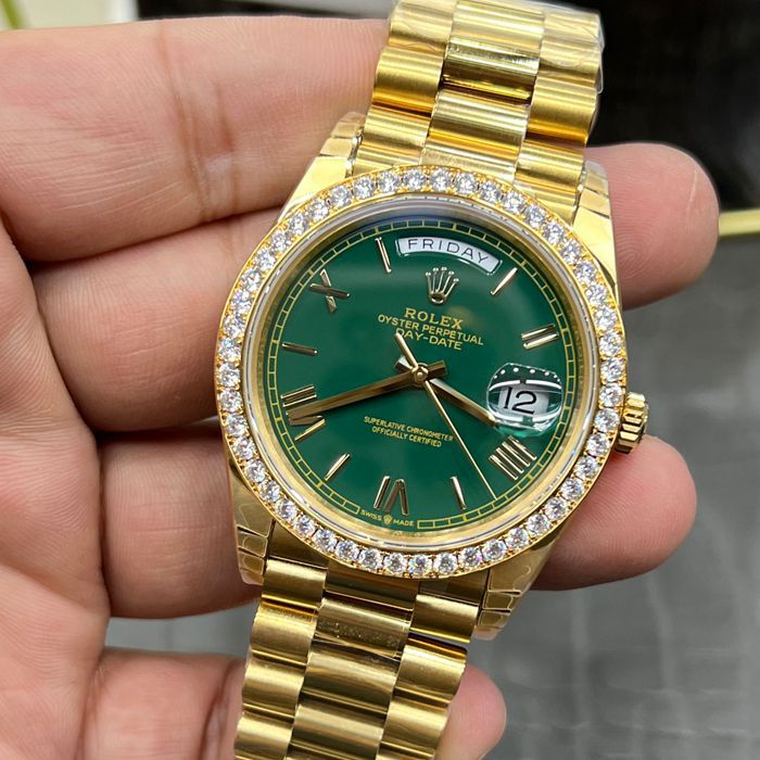 CBD劳力士星期日历型配重莫桑石m228348rbr-0045腕表