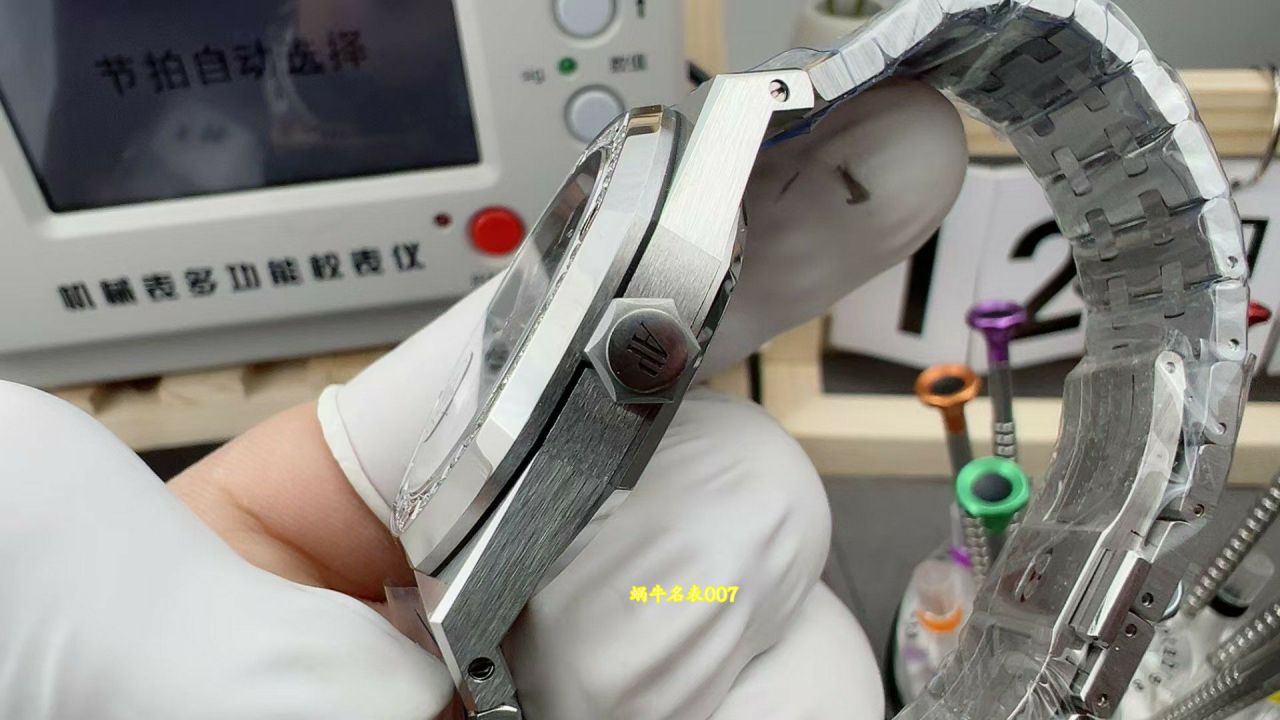 APS厂最好复刻手表爱彼皇家橡树系列15451ST.ZZ.1256ST.01腕表 / AP380