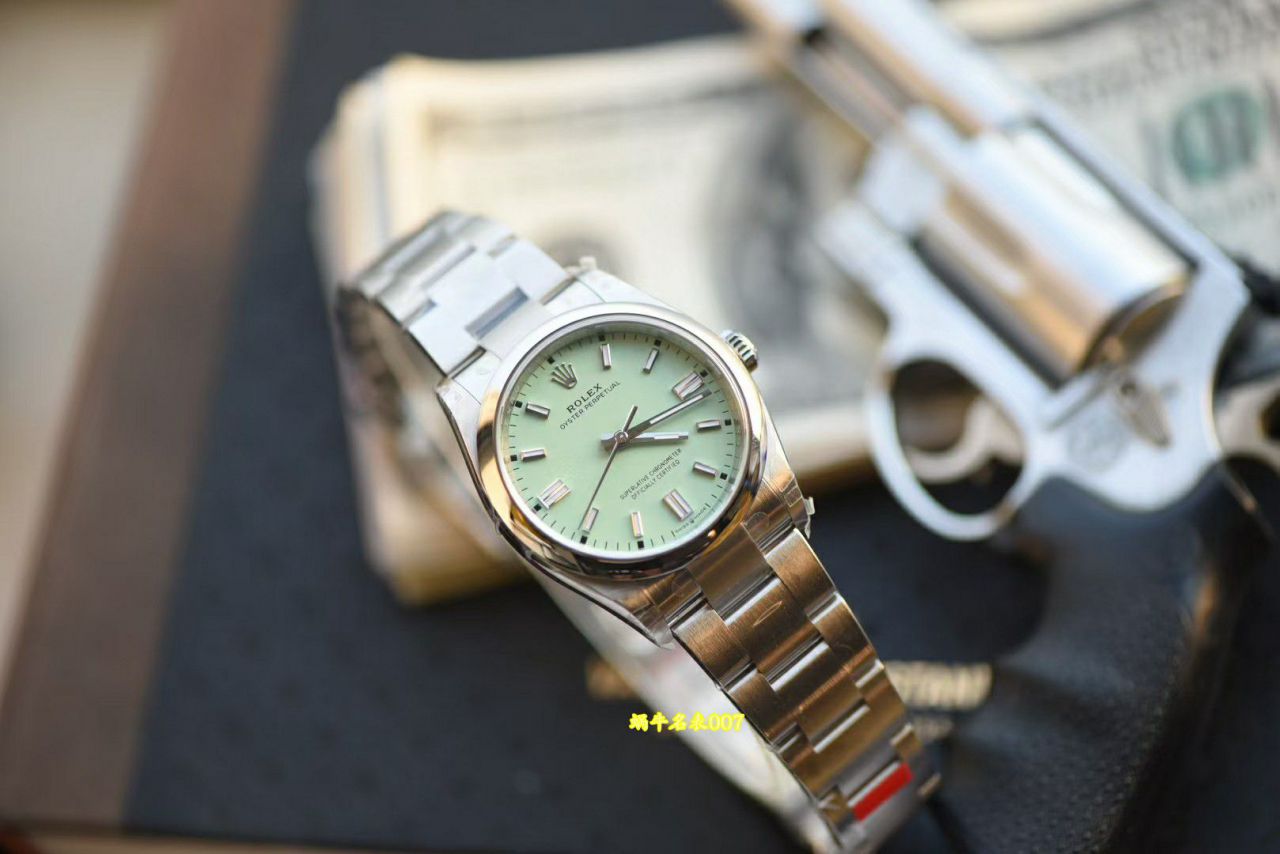 VS厂劳力士蚝式恒动36毫米开心果126000-0011腕表 / R1066