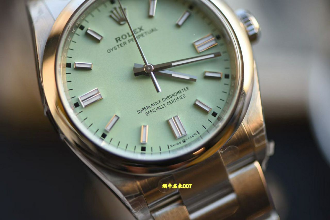 VS厂劳力士蚝式恒动36毫米开心果126000-0011腕表 / R1066