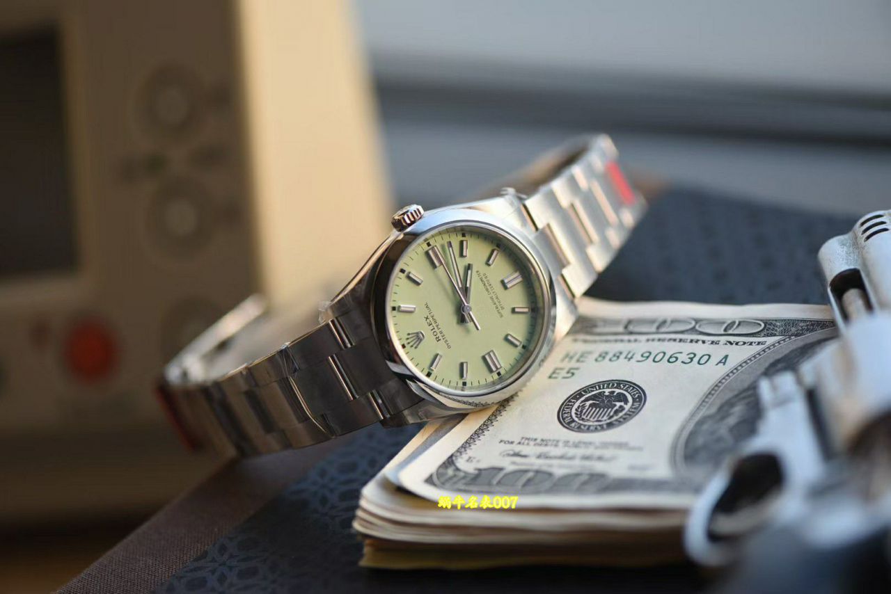 VS厂劳力士蚝式恒动36毫米开心果126000-0011腕表 / R1066