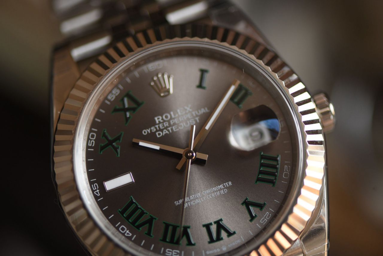 VS劳力士日志型系列m126334-0022腕表(绿罗&绿萝) /  