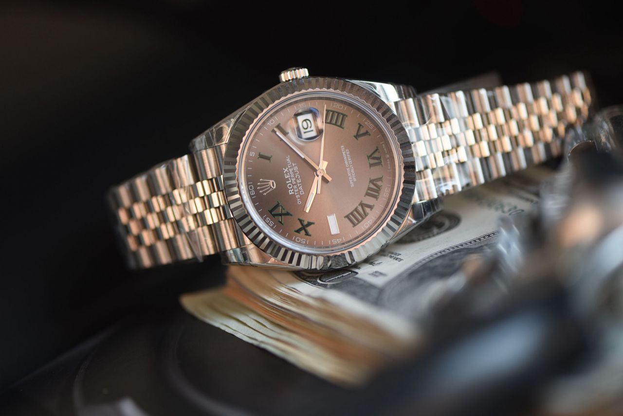 VS劳力士日志型系列m126334-0022腕表(绿罗&绿萝) /  