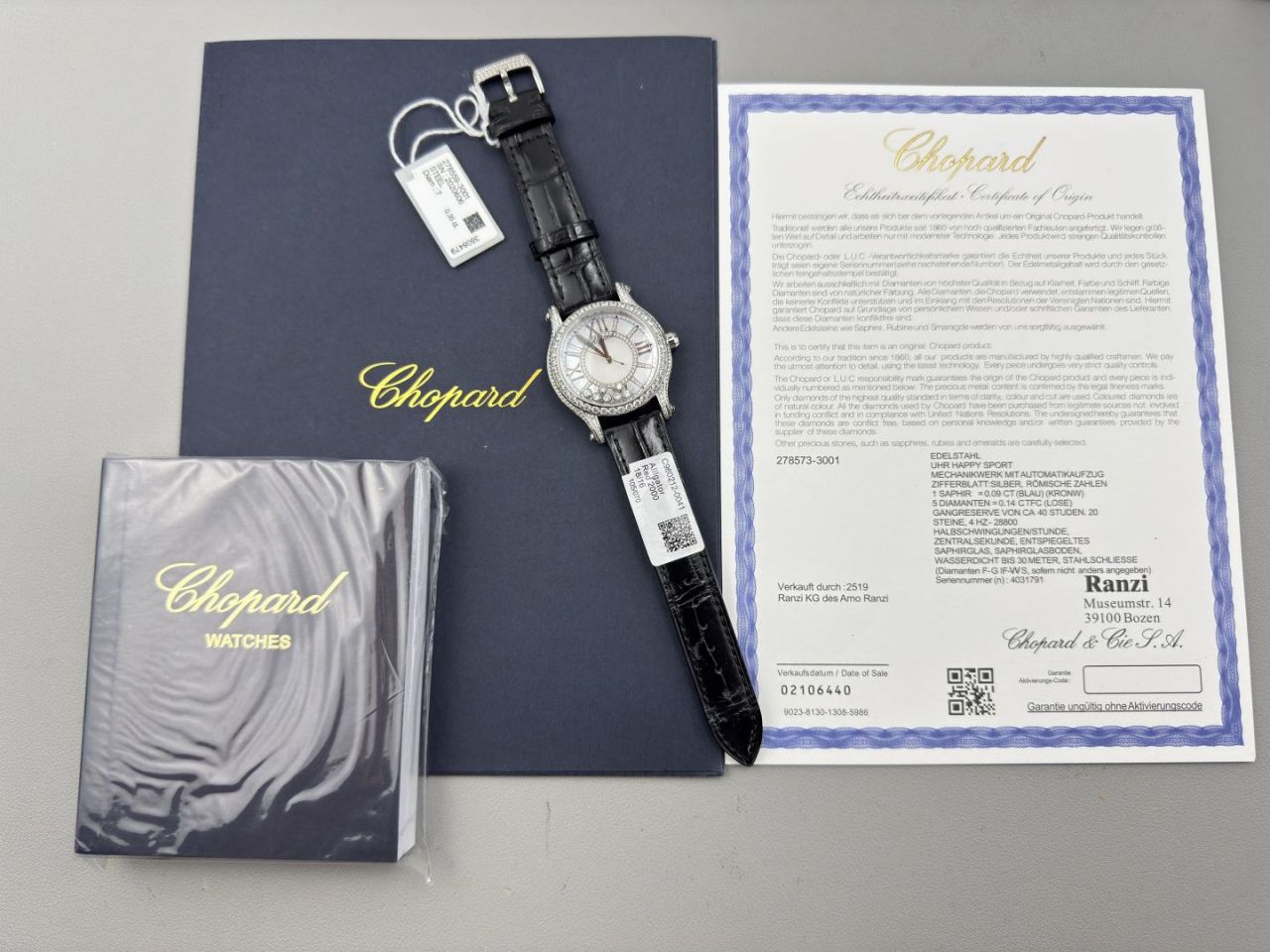 萧邦HAPPY SPORT系列274891-1008腕表 /  