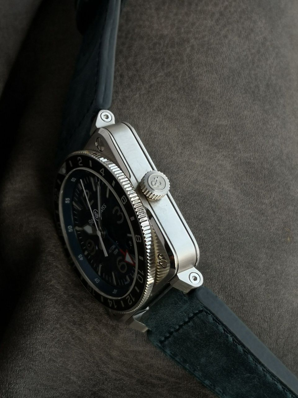 柏莱士INSTRUMENTS系列BR0393-BLU-ST/SCA腕表 /  