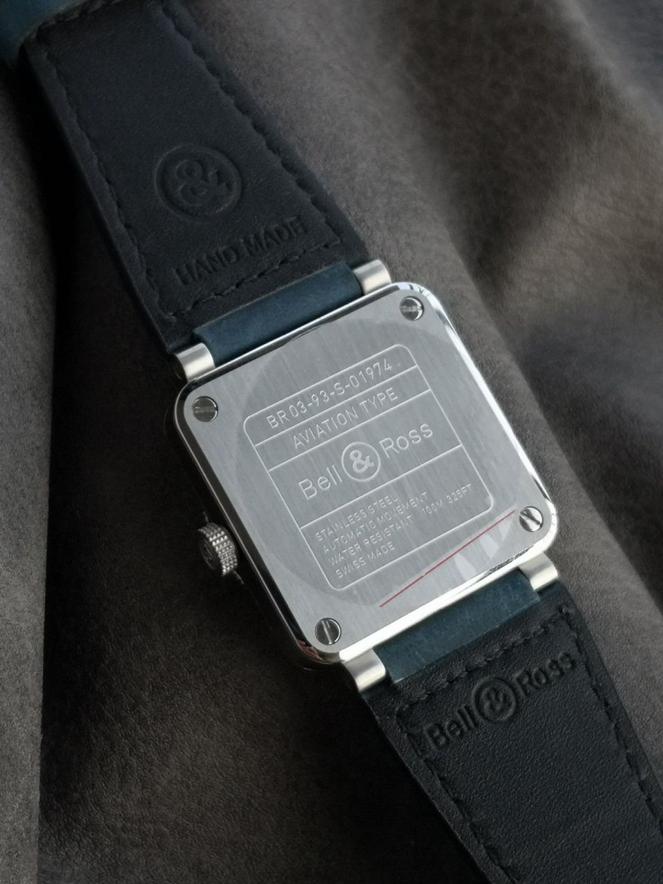 柏莱士INSTRUMENTS系列BR0393-BLU-ST/SCA腕表 /  