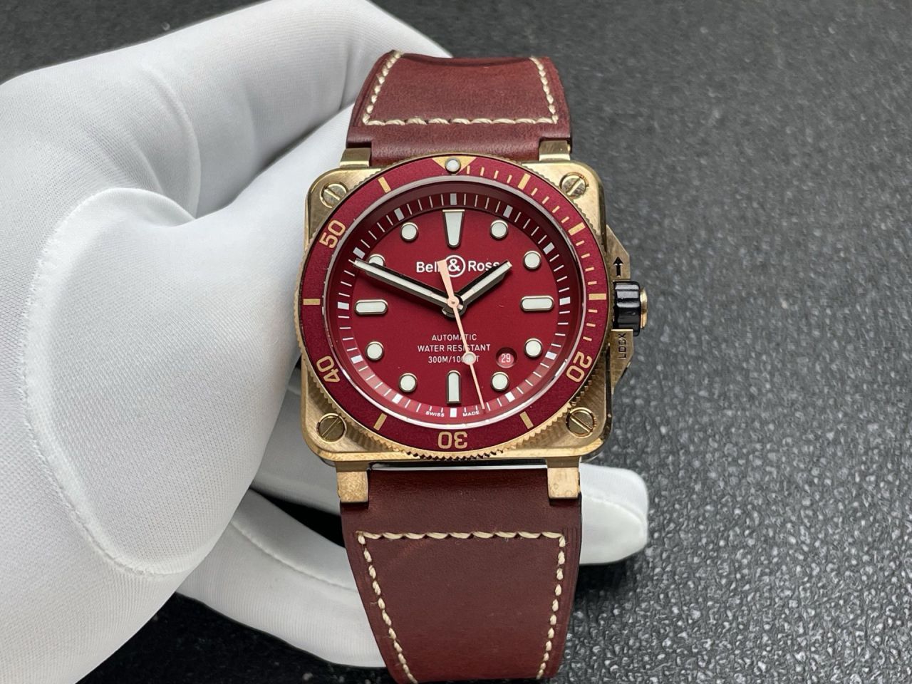 柏莱士INSTRUMENTS系列BR0392-D-R-BR/SCA腕表 /  