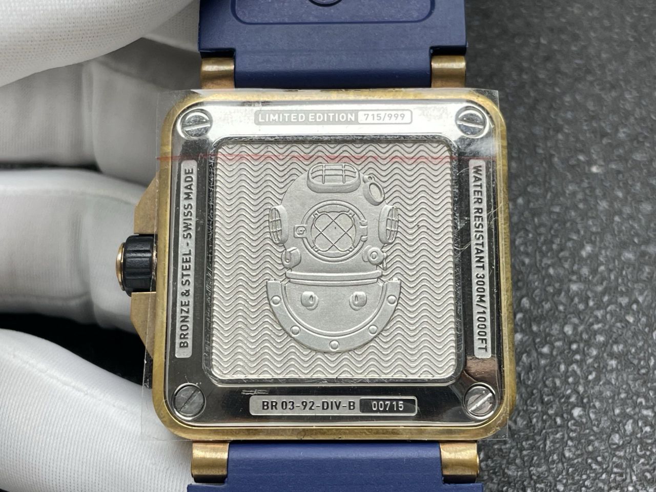 柏莱士INSTRUMENTS系列BR 03-92 DIVER BRONZE BLUE腕表 /  