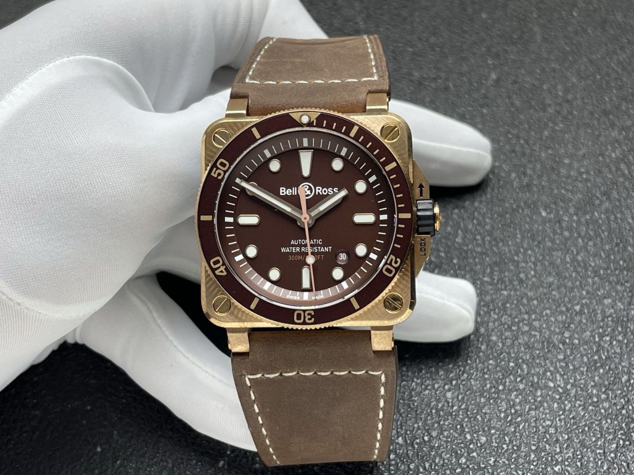 柏莱士INSTRUMENTS系列BR0392-D-BR-BR/SCA腕表 /  