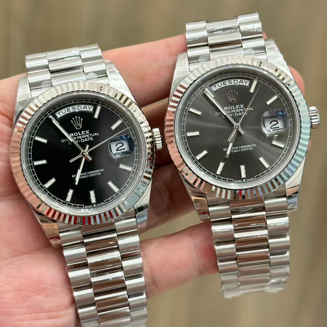 VS配重劳力士星期日历型黑面灰面m228239-0060，m228239-0005腕表