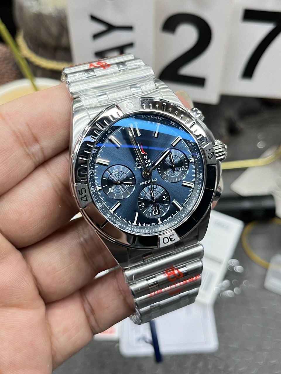 BLS百年灵机械计时系列AB01344A1C1A1腕表 /  