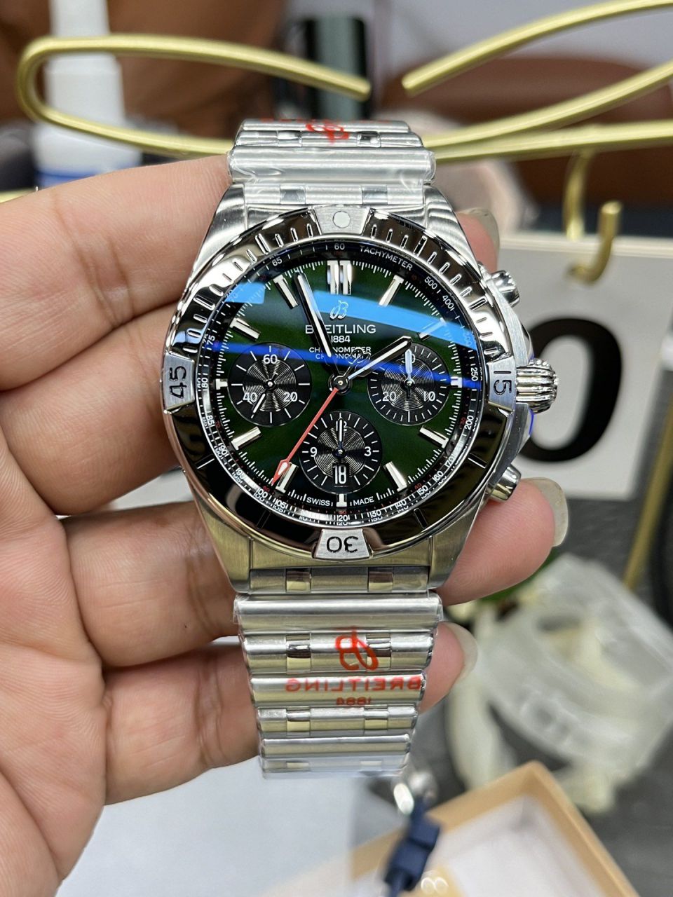  BLS百年灵机械计时系列AB01343A1L1A1腕表 /  