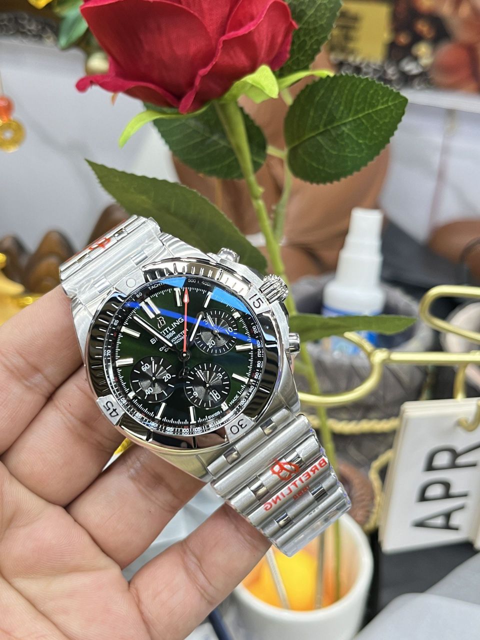  BLS百年灵机械计时系列AB01343A1L1A1腕表 /  