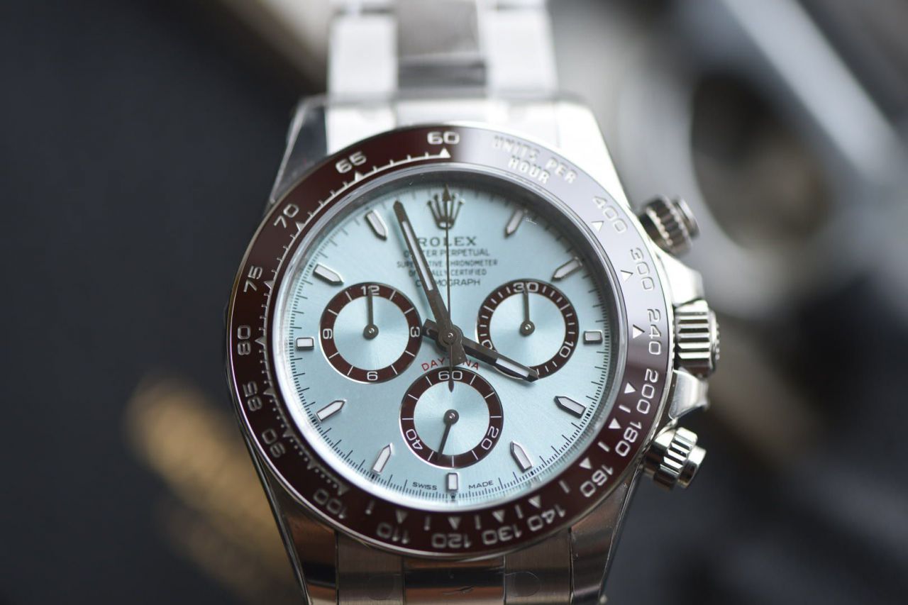 VS劳力士宇宙计型迪通拿系列m126506-0002腕表(冰蓝迪) /  