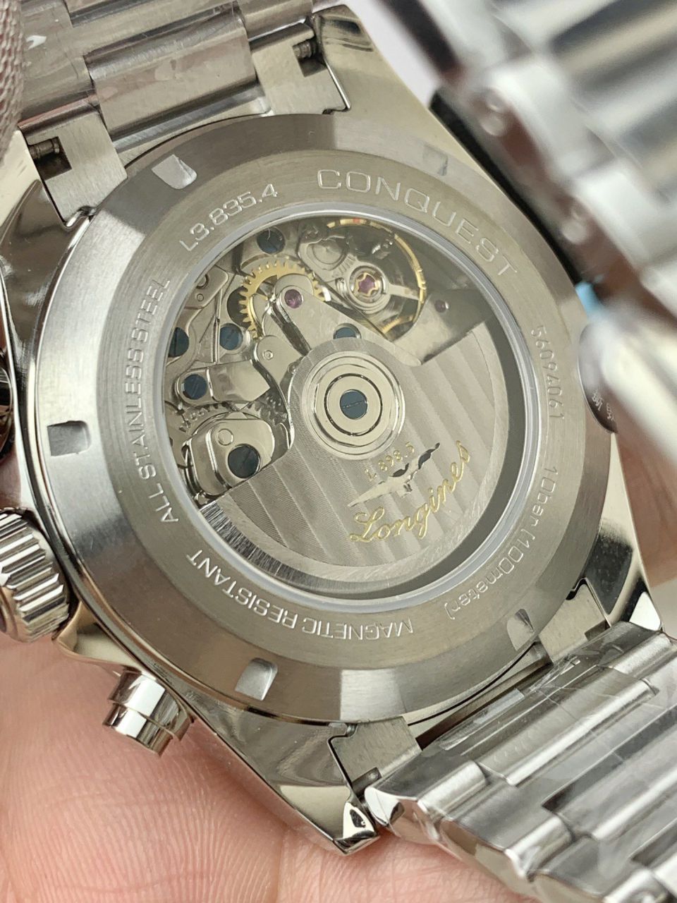 AF浪琴康卡斯系列L3.835.4.32.6腕表 /  