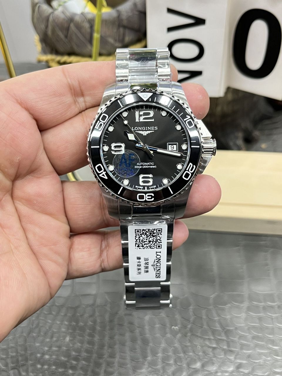 AF浪琴康卡斯系列L3.781.4.56.9腕表 /  