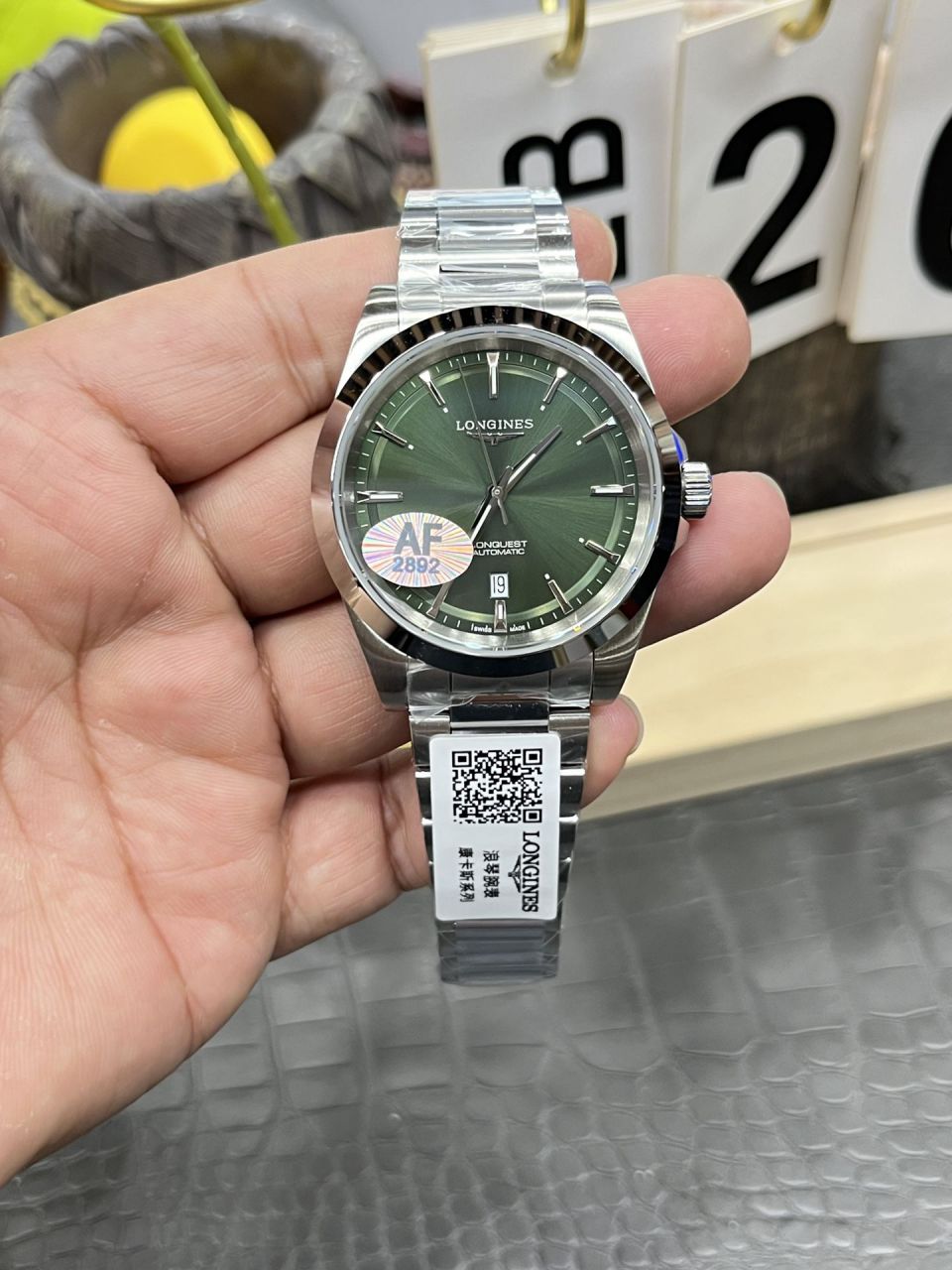 AF浪琴康卡斯悦动系列L3.830.4.07.6腕表