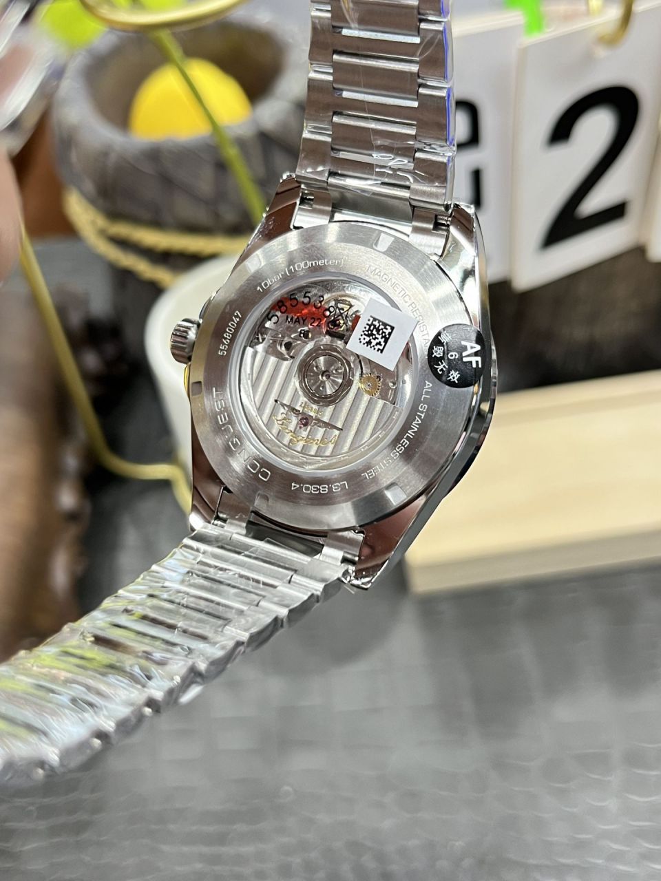 AF浪琴康卡斯悦动系列L3.830.4.07.6腕表 /  